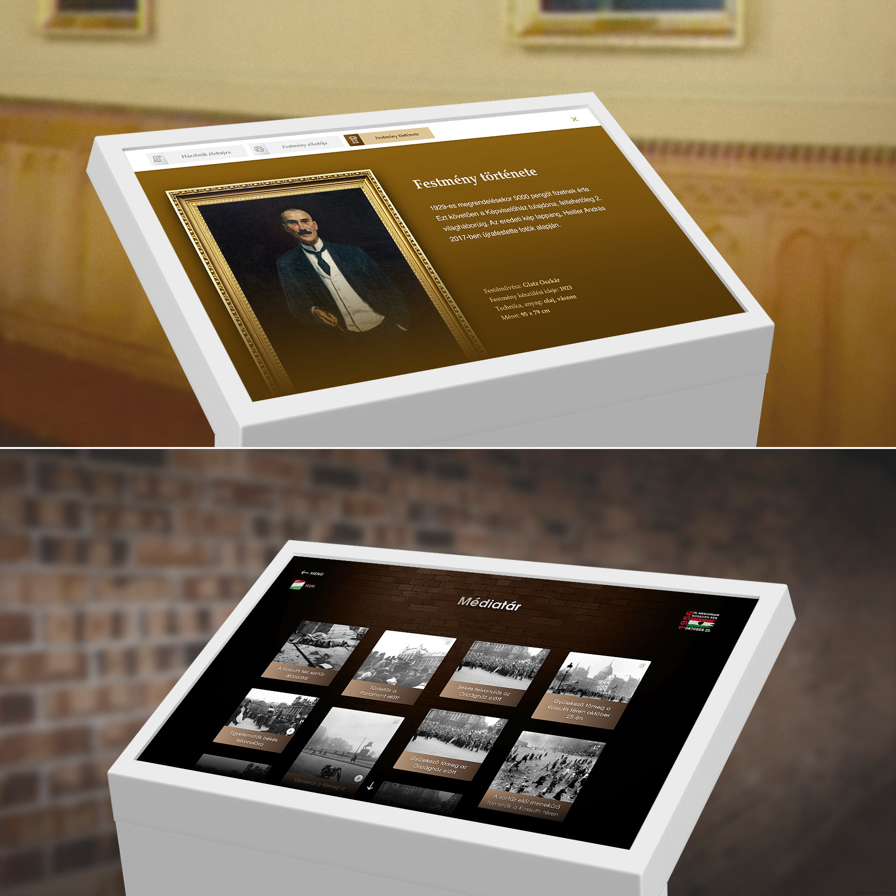 Zengo - Országgyűlési Múzeum kioskok